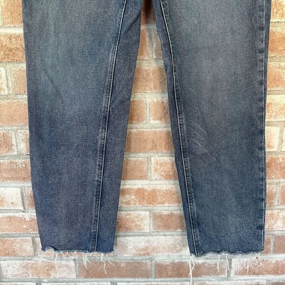 BDG Slim Straight High Waisted Button Fly Raw Hem Jeans Size 29 - Picture 3 of 9